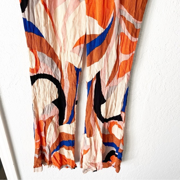 True Destinations Pants Women's Large Abstract Geo Hippie Retro Boho - Picture 3 of 9